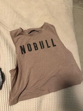 NOBULL Women's Crop Muscle Tee - Mauve Taupe